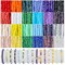 1800Pcs 4mm Glass Beads for Bracelets Jewelry Making, Faceted Bead Friendship Bracelet Kit, Rainbow Beads DIY Craft with Charms